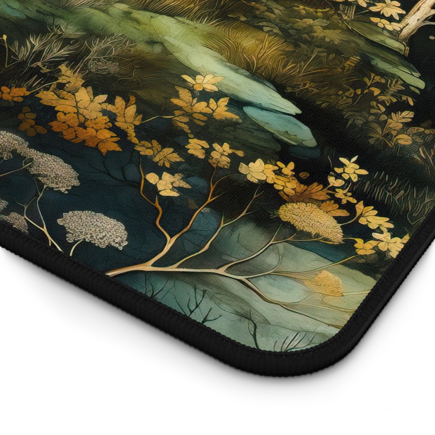 Enchanted Creek Desk Mat – Twilight Magic for Your Workspace