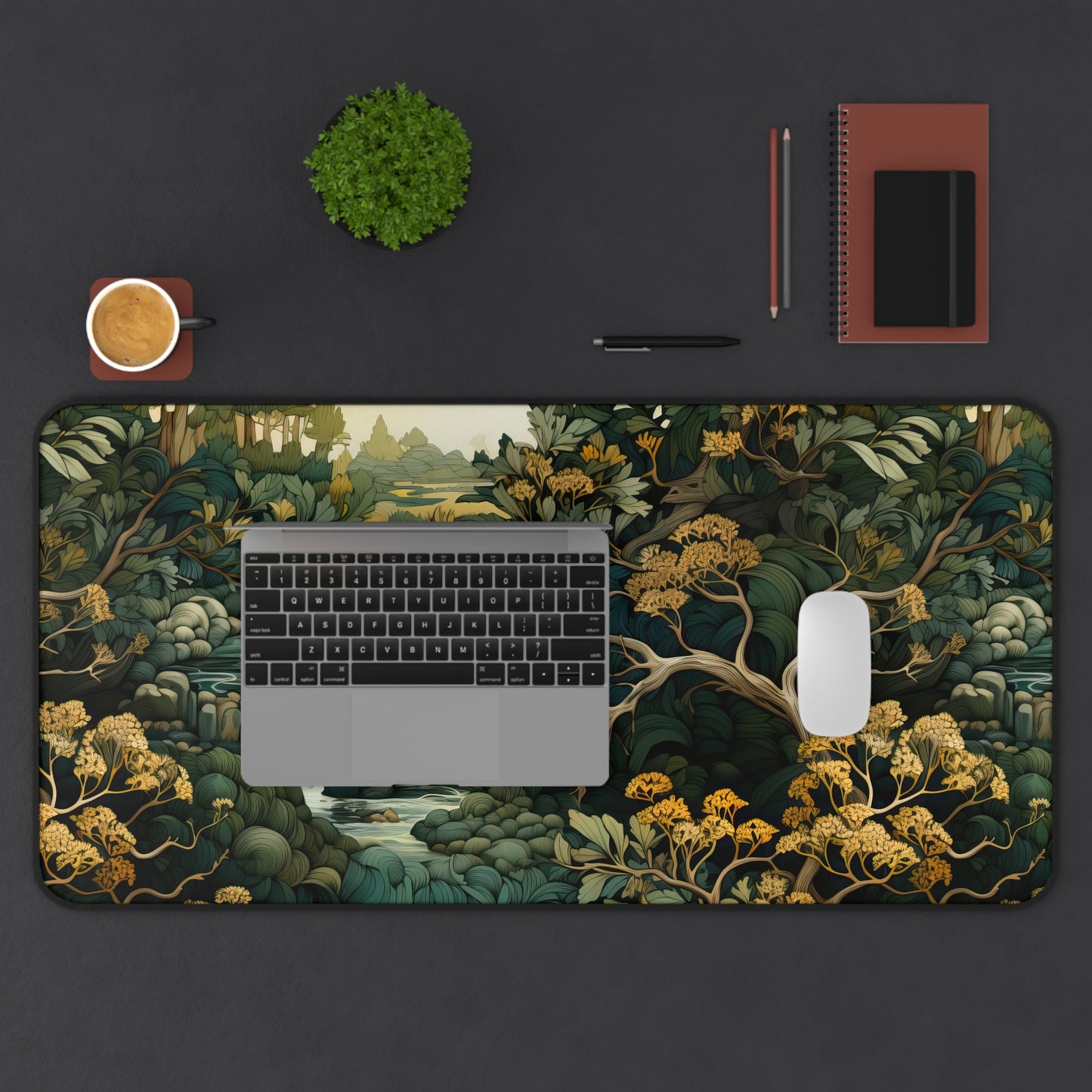 Forest Flow Desk Mat – Nature at Your Fingertips