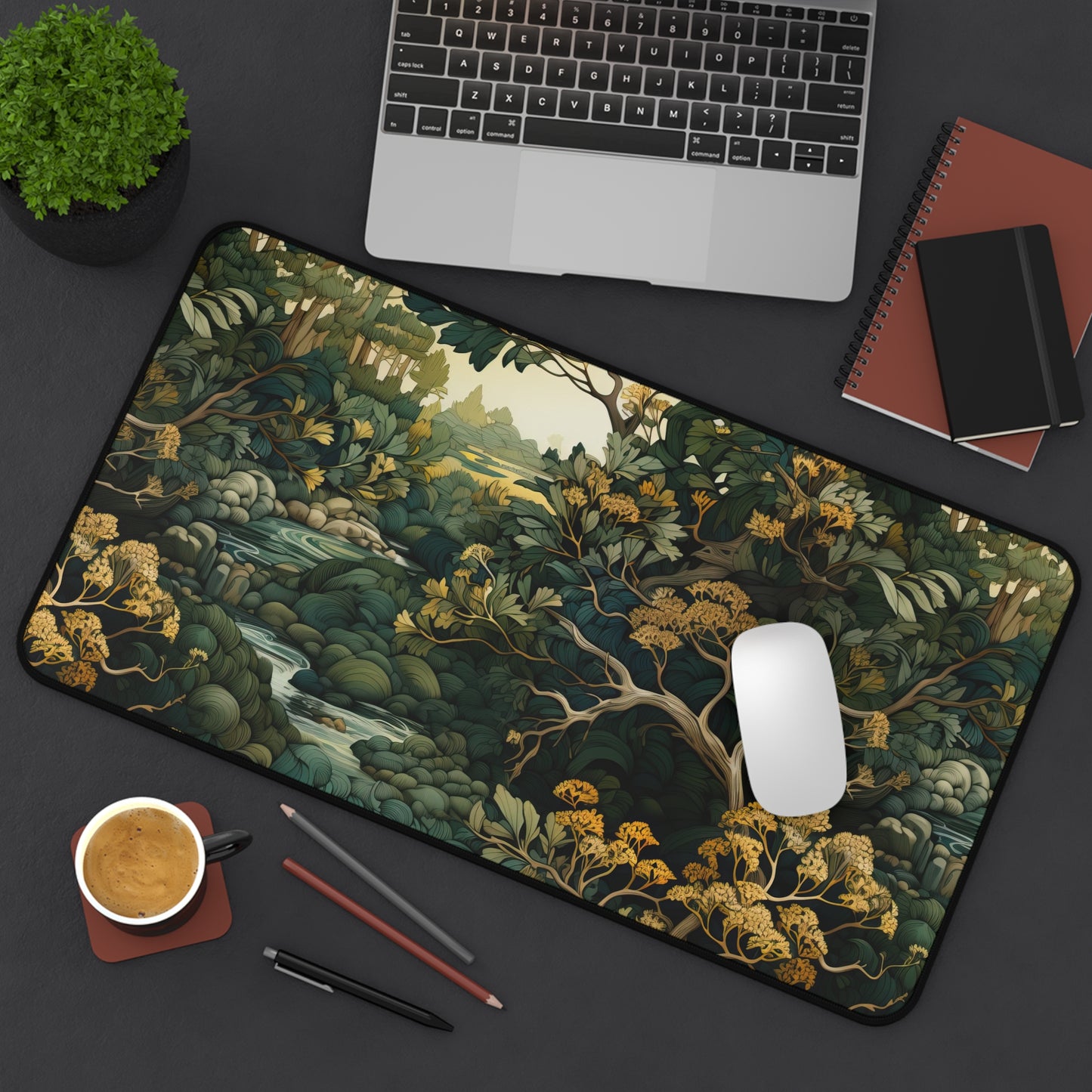 Forest Flow Desk Mat – Nature at Your Fingertips