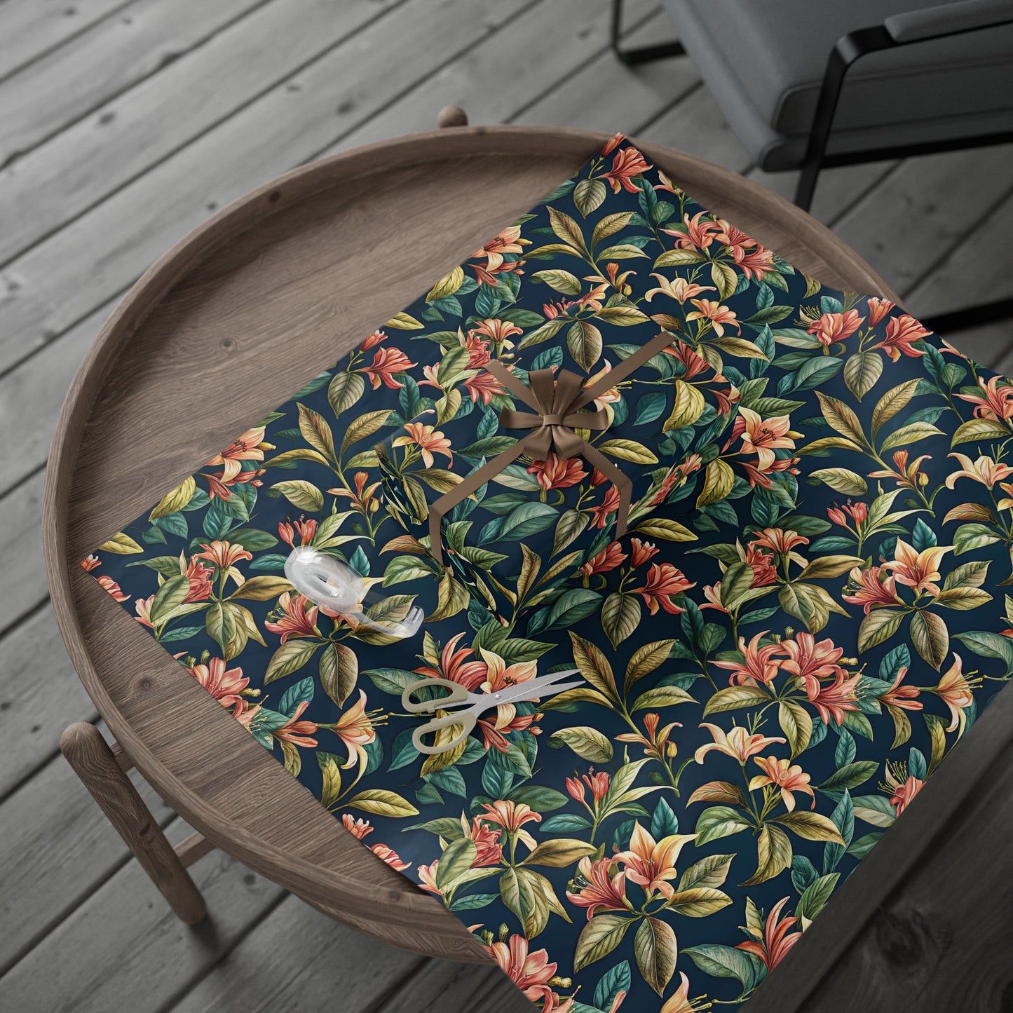 Honeysuckle Garden Wrapping Paper – Wild Beauty for Every Gift