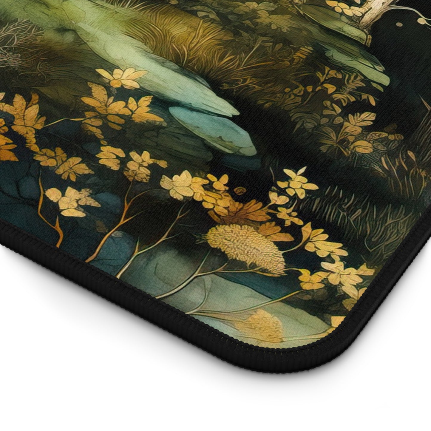 Enchanted Creek Desk Mat – Twilight Magic for Your Workspace