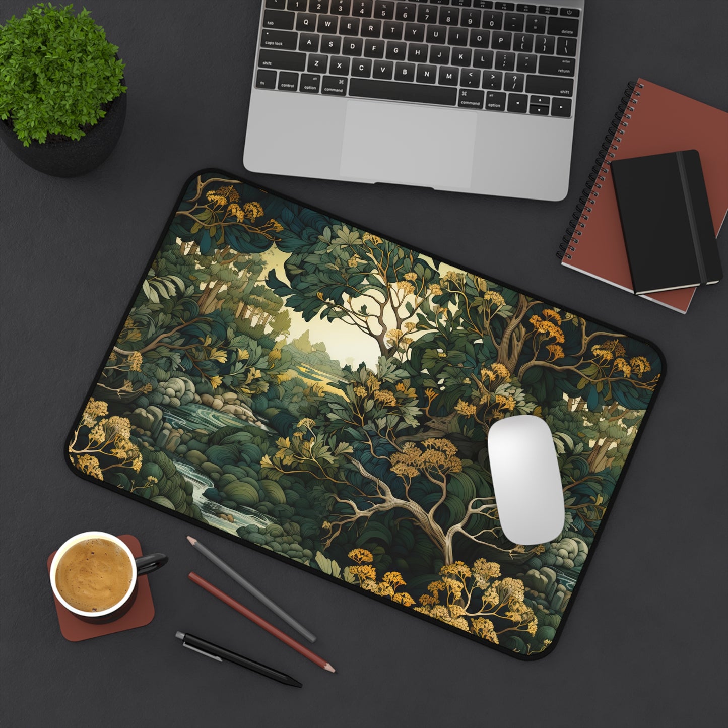 Forest Flow Desk Mat – Nature at Your Fingertips