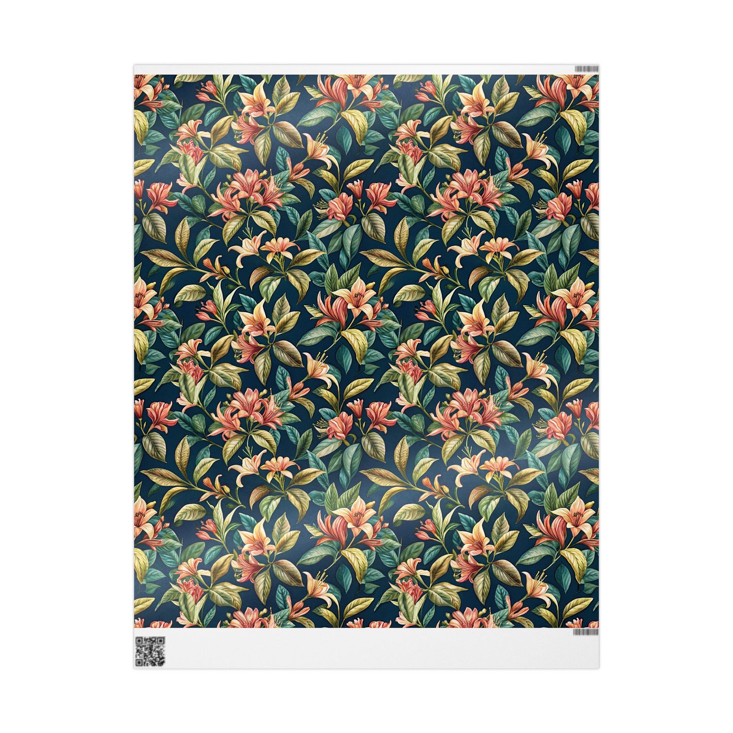 Honeysuckle Garden Wrapping Paper – Wild Beauty for Every Gift