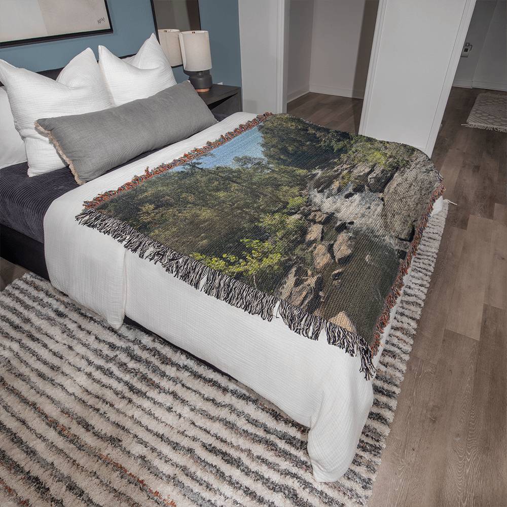 Creekside Escape Heirloom Woven Blanket