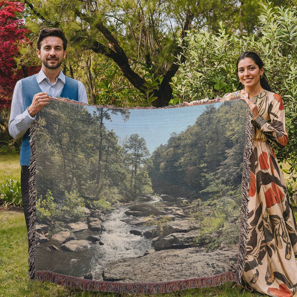 Creekside Escape Heirloom Woven Blanket