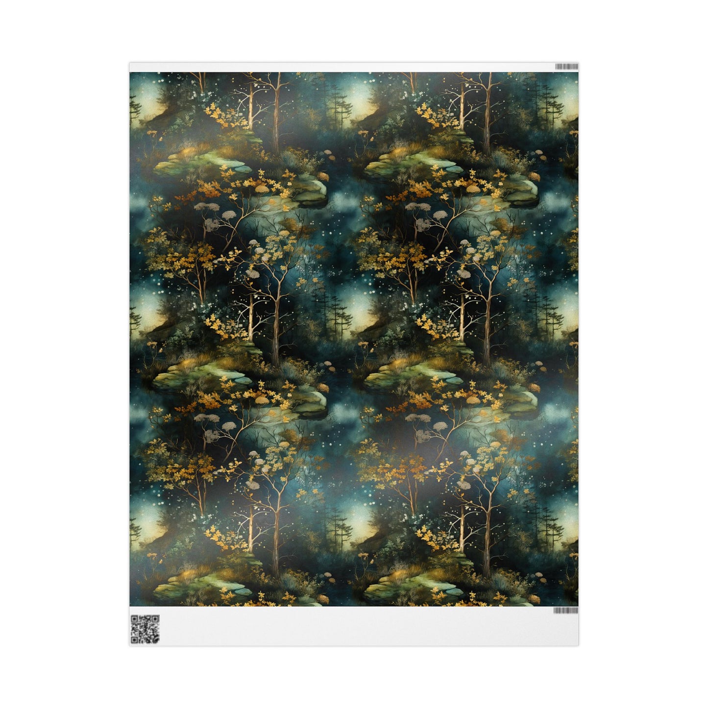 Enchanted Creek Wrapping Paper – Twilight Magic for Every Gift