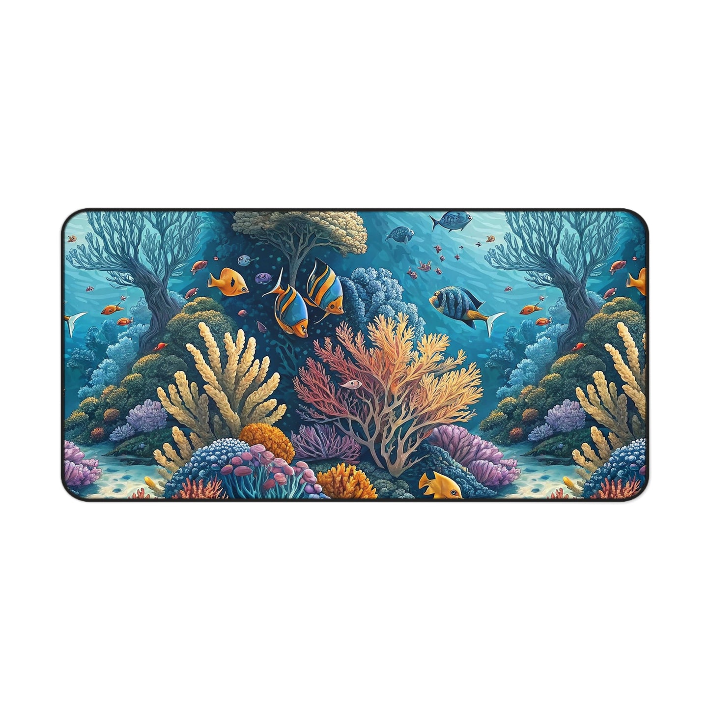 Coral Reef Desk Mat – Ocean Calm for Your Workspace