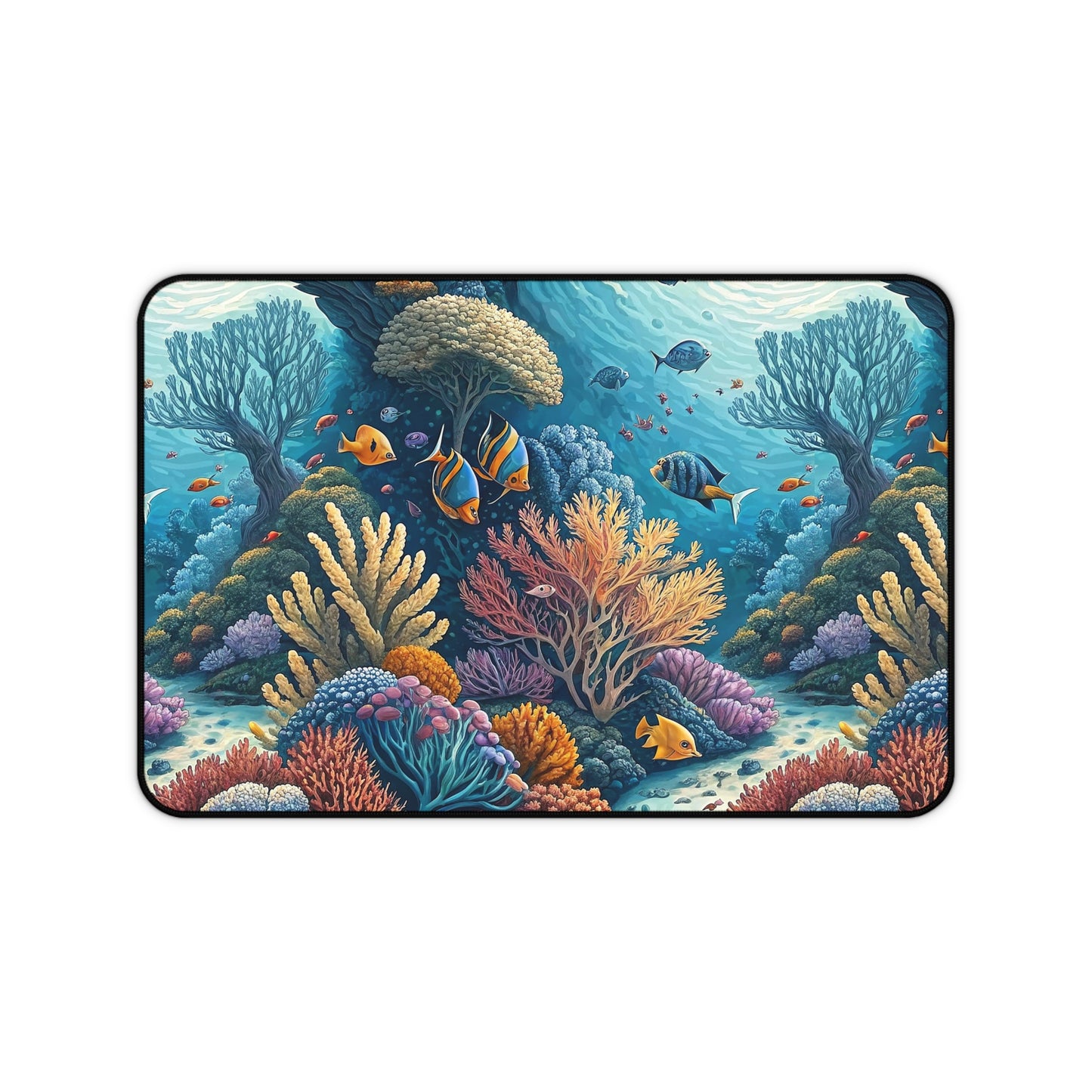 Coral Reef Desk Mat – Ocean Calm for Your Workspace