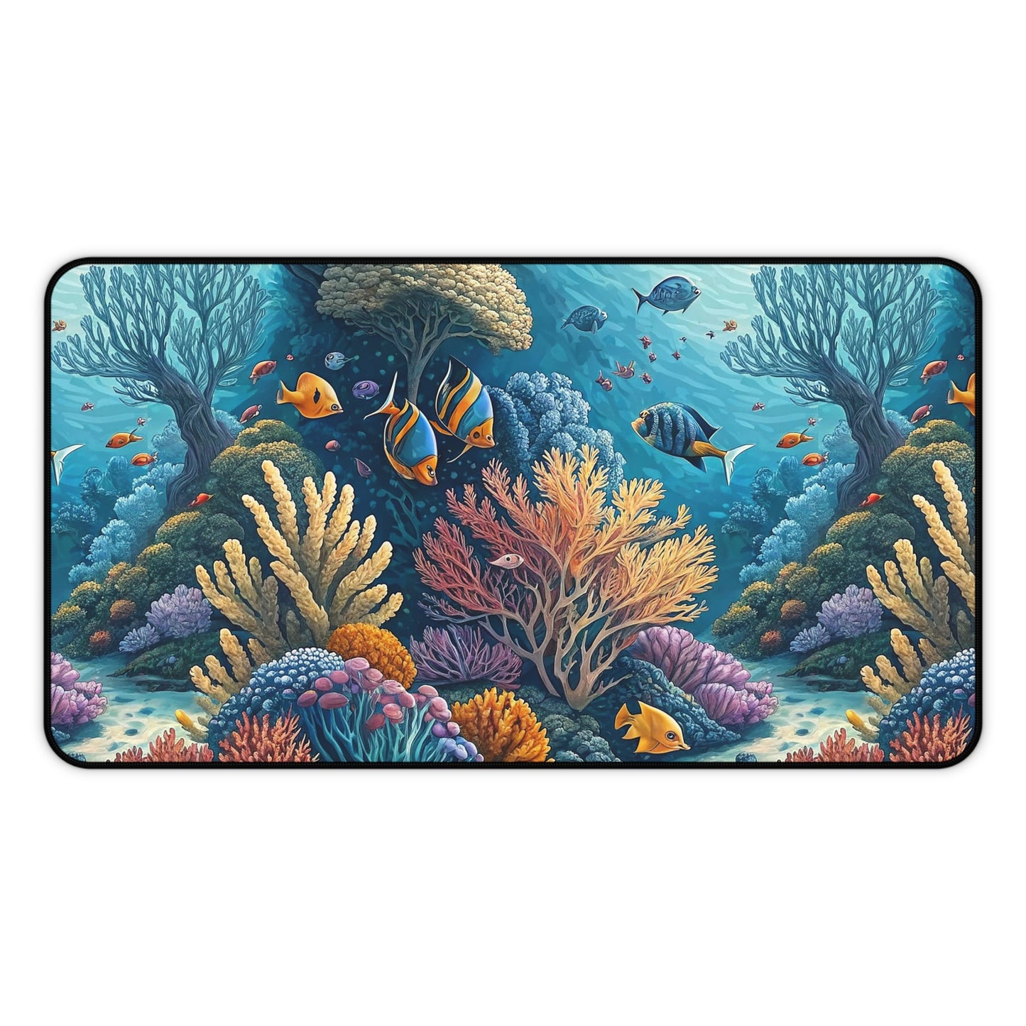 Coral Reef Desk Mat – Ocean Calm for Your Workspace