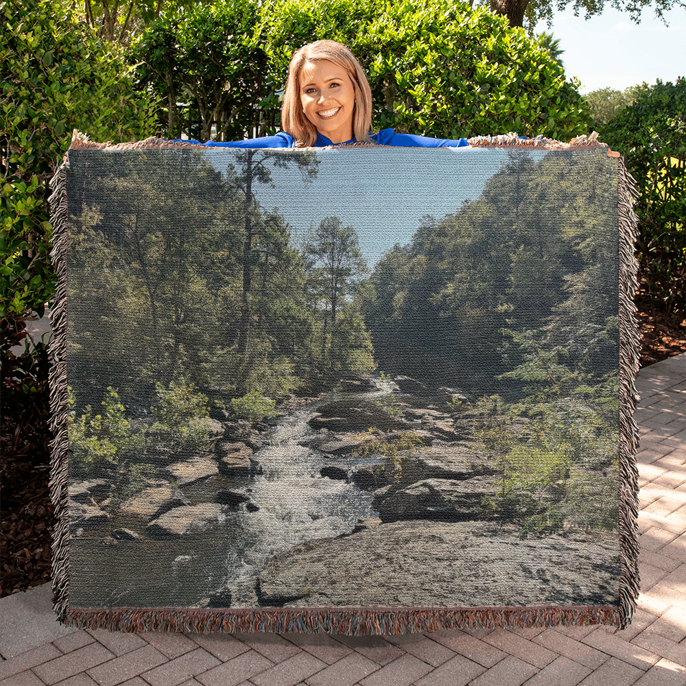 Creekside Escape Heirloom Woven Blanket