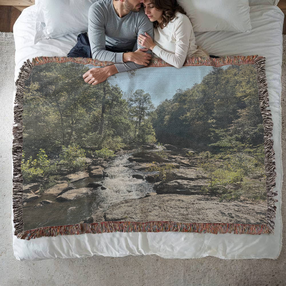 Creekside Escape Heirloom Woven Blanket