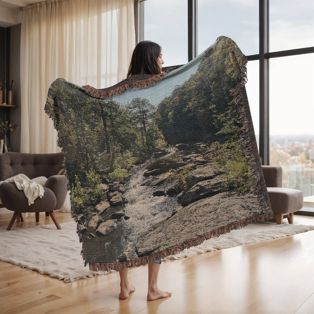 Creekside Escape Heirloom Woven Blanket