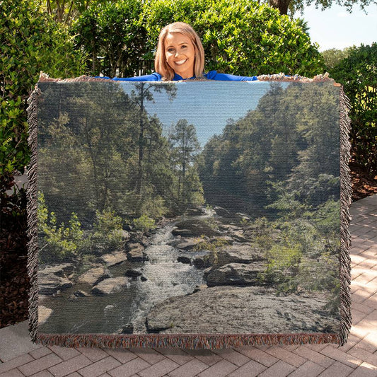 Creekside Escape Heirloom Woven Blanket