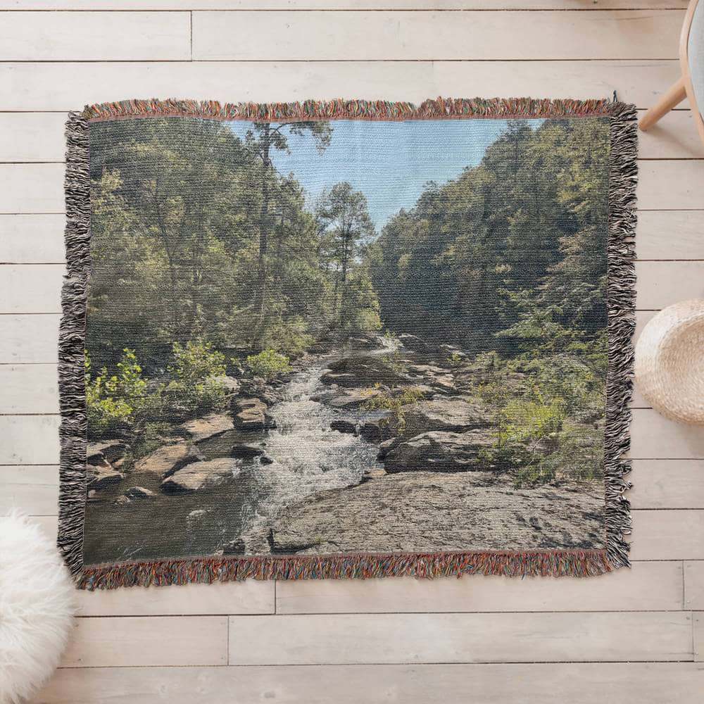 Creekside Escape Heirloom Woven Blanket